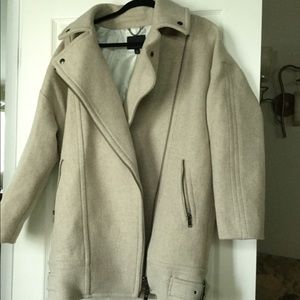 Banana Republic Wool Moto Jacket-SZ S